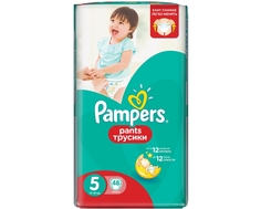 Трусики-подгузники Pampers Pants 5 (12-18 кг) 48 шт.