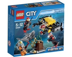 Конструктор LEGO City 60091 Набор для начинающих: Исследование морских глубин