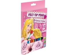 Набор цветных фломастеров Disney Princess 12 шт.