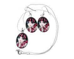 Набор бижутерии Monster High с кольцом и серьгами