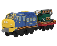 Паровозик &amp;quot;Брюстер&amp;quot; с прицепом Сhuggington Chuggington