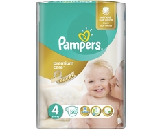 Подгузники Pampers Premium Care 4 (8-14 кг) 20 шт.