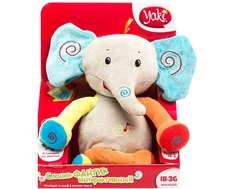 Интерактивная игрушка Yaki «Слон Фантик» мягконабивная