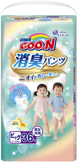 Трусики-подгузники Goo.N Aromagic XL (12-20 кг) 36 шт. Goon
