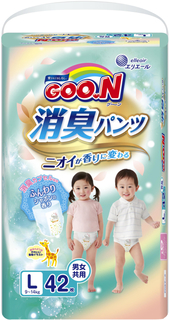 Трусики-подгузники Goo.N Aromagic L (9-14 кг) 42 шт. Goon