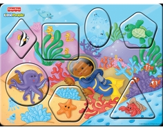 Пазл Fisher Price «Две истории» деревянный