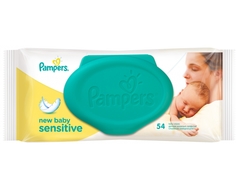 Детские влажные салфетки Pampers Sensitive New Baby 54 шт.