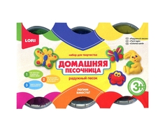 Набор для творчества Lori «Радужный песок» 6 цветов