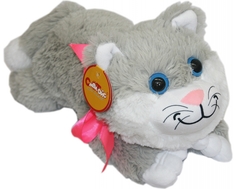 Мягкая игрушка СмолТойс «Котенок» 70 см серая