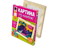 Набор для творчества Фантазер «Картина из ниток: Кит»