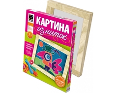 Набор для творчества Фантазер «Картина из ниток: Попугай»