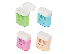 Точилка Silwerhof «Пластилиновая коллекция» с контейнером