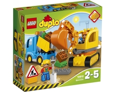 Конструктор LEGO DUPLO 10812 Грузовик и гусеничный экскаватор