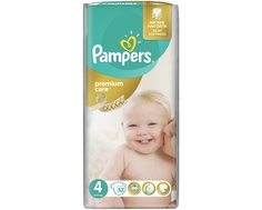 Подгузники Pampers Premium Care 4 (8-14 кг) 52 шт.