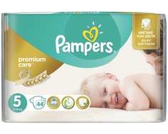 Подгузники Pampers Premium Care 5 (11-18 кг) 44 шт.