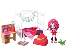 Игровой набор Equestria Girls «Пижамная вечеринка» с мини-куклой 7,5 см и аксессуарами