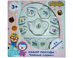 Игровой набор посуды 1TOY «Пингвинёнок Пороро» 11 пр.