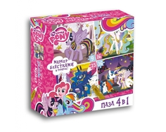 Пазл Origami «My Little Pony» 4 в 1, маркер в подарок