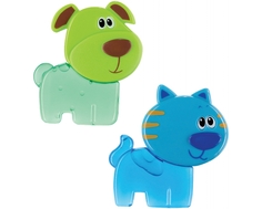 Прорезыватель Happy Baby «Chilly Pets» с гелем 2 шт.