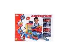 Игровой набор Играем вместе «Автосервис» с 4 машинками