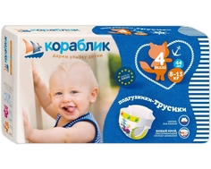 Трусики-подгузники Кораблик 4 (8-13 кг) 44 шт.