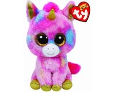 Мягкая игрушка TY Beanie Boos «Единорог Fantasia» 15 см