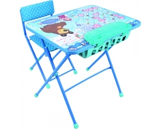 Комплект мебели Nika kids Маша и Медведь «Азбука 4» c пеналом