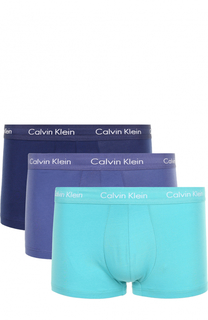 Комплект из трех хлопковых боксеров с широкой резинкой Calvin Klein Underwear