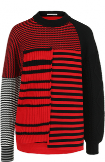 Шерстяной пуловер с круглым вырезом Sonia Rykiel