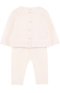 Вязаный комплект из кардигана и брюк Chloé