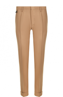 Шерстяные брюки прямого кроя PT01