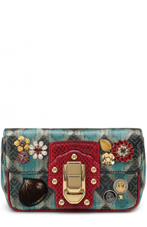 Сумка Lucia с аппликациями Dolce &amp; Gabbana