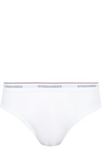 Хлопковые брифы с широкой резинкой Dsquared2