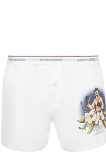Хлопковые боксеры свободного кроя Dsquared2