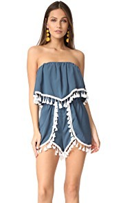BB Dakota Jack by BB Dakota Faith Fringe Trim Romper