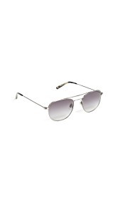 GARRETT LEIGHT Club House Aviator Sunglasses