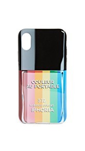 Iphoria Nail Polish Rainbow iPhone X Case