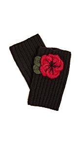 Kate Spade New York Crochet Poppy Arm Warmers