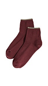Madewell Micro Cable Ankle Mid Socks