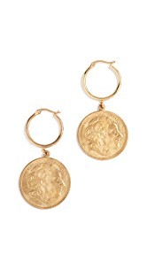 Shashi Warrior Hoop Earrings