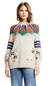 Spencer Vladimir Marti Cashmere Folk Sweater