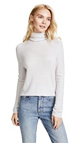 TSE Cashmere Textured Cashmere Turtleneck