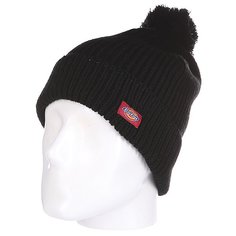 Шапка с помпоном Dickies Lenwood Hat Black