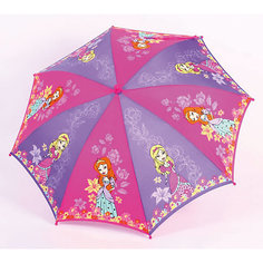 Зонт-трость, детский, со светодиодами, Zest, рисунок "Принцессы"
