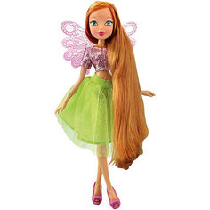 Кукла Winx Club "Мерцающее облако" Флора, 35 см