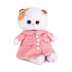 Мягкая игрушка Budi Basa Кошка Ли-Ли Baby в розовом пальто, 20 см
