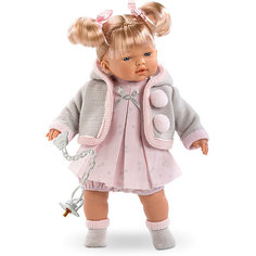 Кукла-пупс Llorens Роберта в розовом платье, 33 см