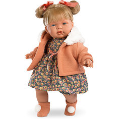 Кукла-пупс Llorens Жоэль в коричневом платье, 38 см