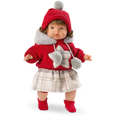 Кукла-пупс Llorens Лола в кофте и юбке, 38 см