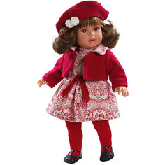 Классическая кукла Llorens Мартина в красном платье, 40 см